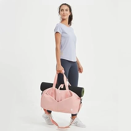 Gym Duffel Bag With Pocket Shoes